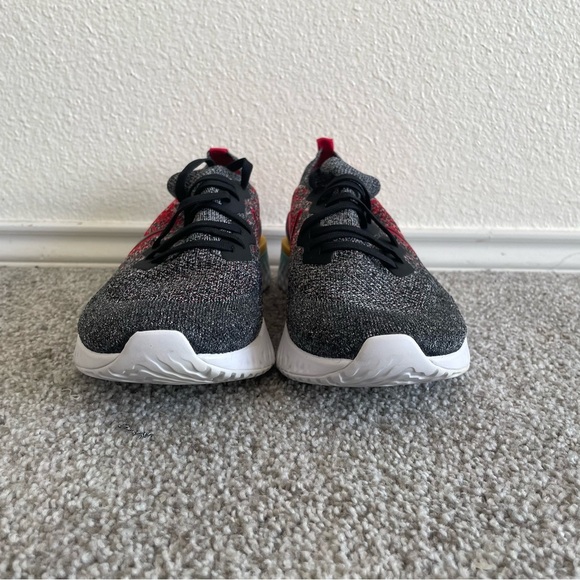 Nike Epic React Flyknit 2 Running Shoe Men's Size 14 BQ8928-007 Black Hyper Jade - Picture 2 of 10